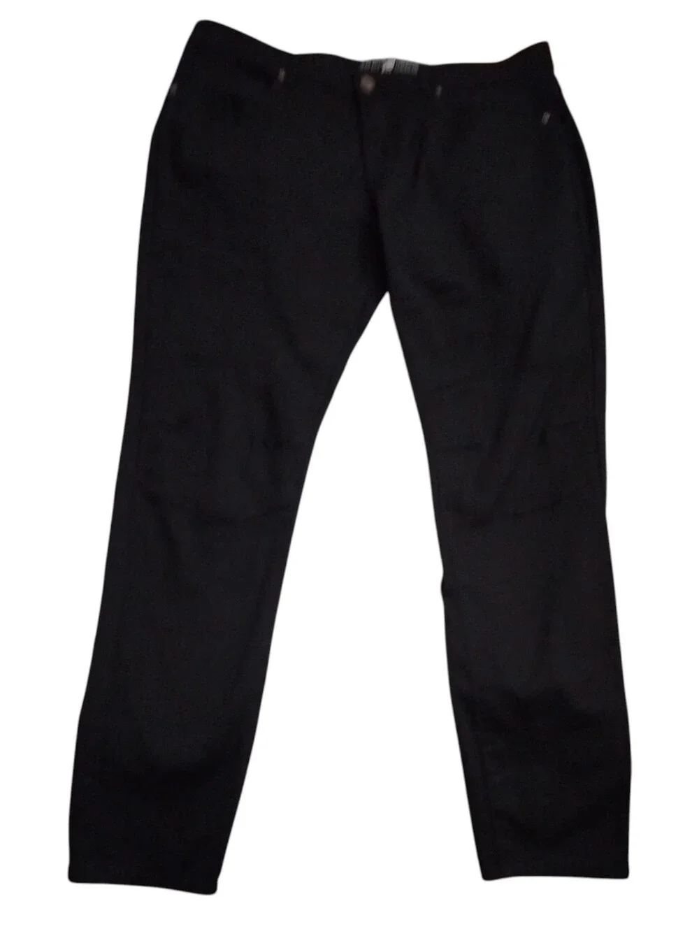XRAY Men's Skinny Stretch Jeans Streetwear Commuter Work Chinos 38x32, Jet Black
